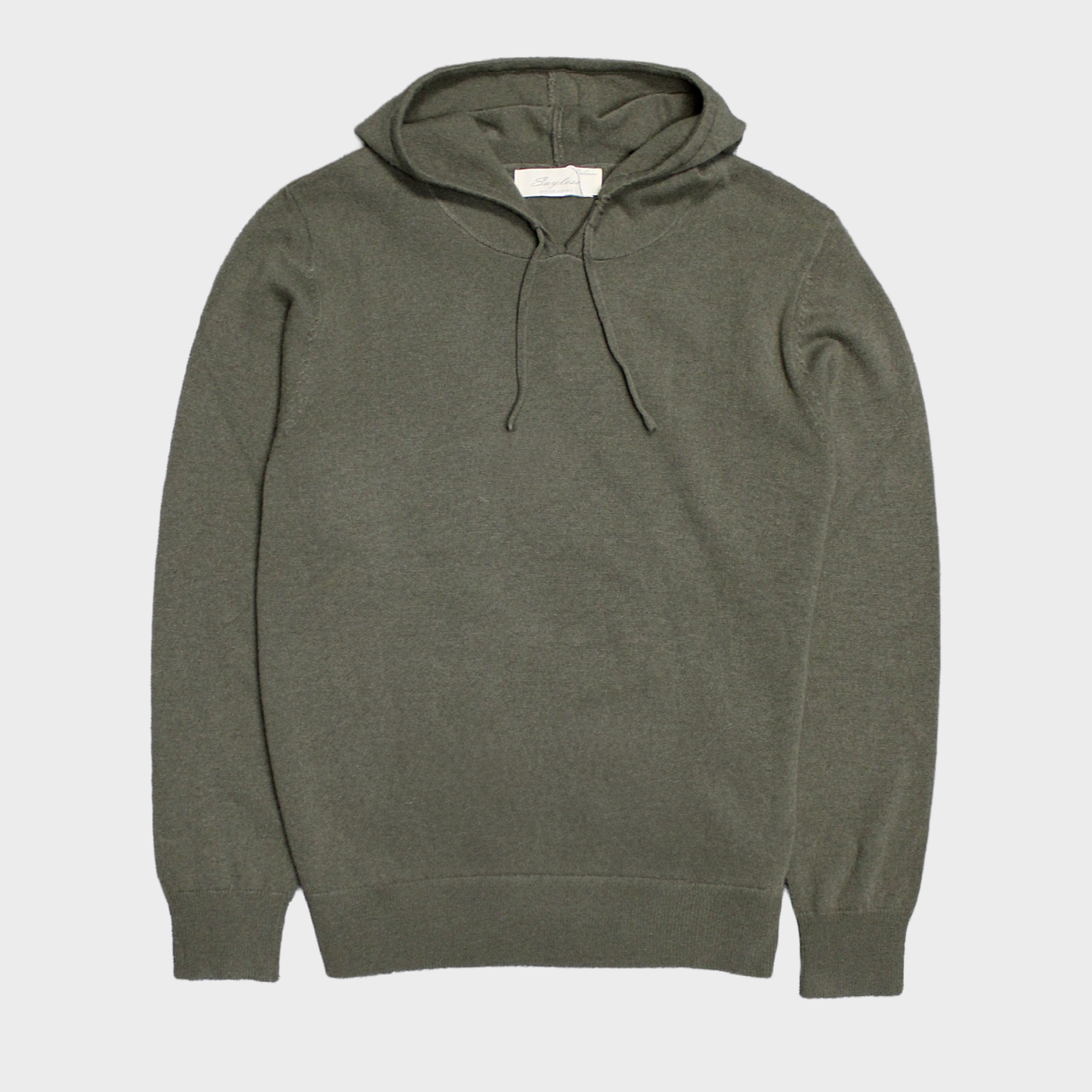 Olive Grön Kashmir Hoodie
