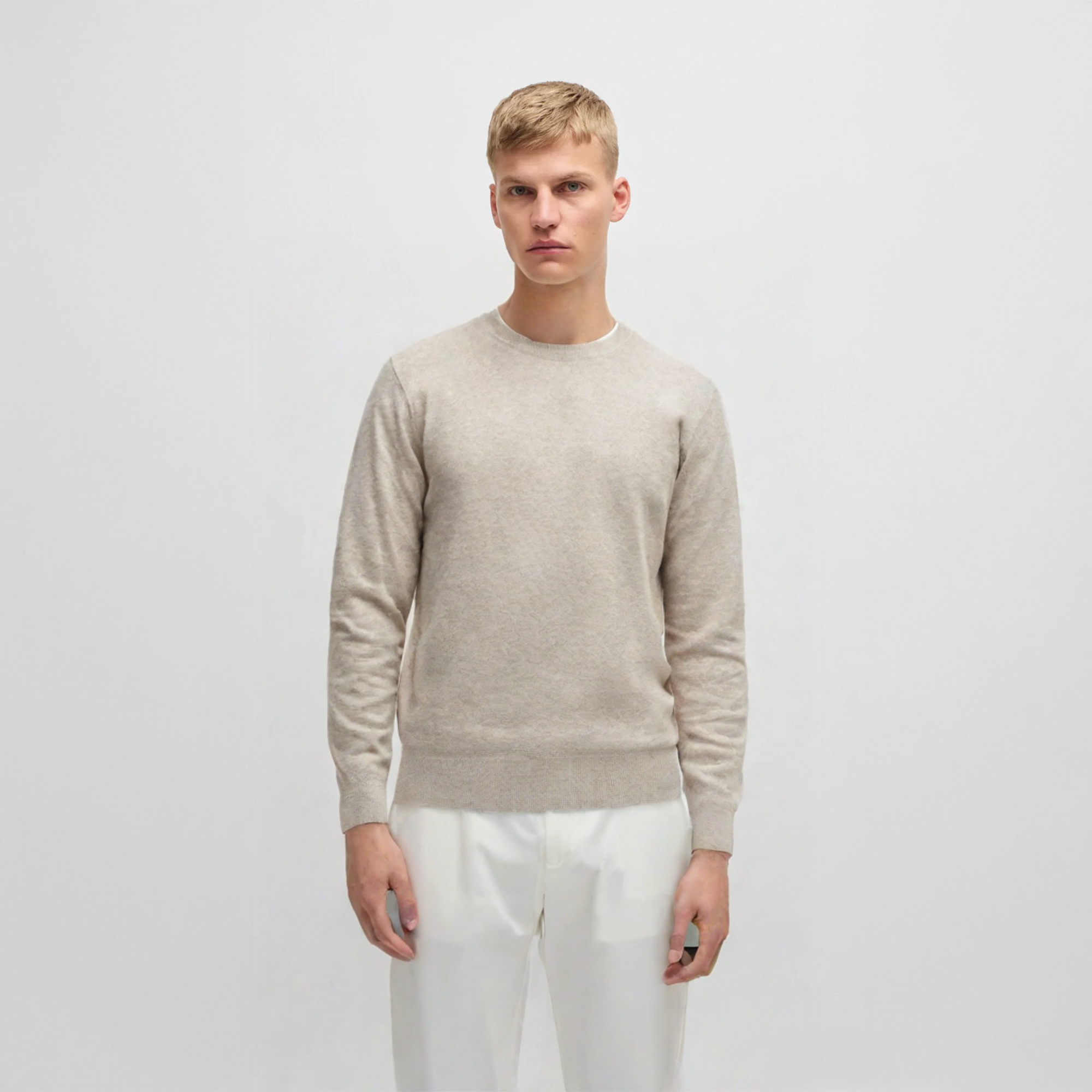 Khaki Cashmere Sweatshirt