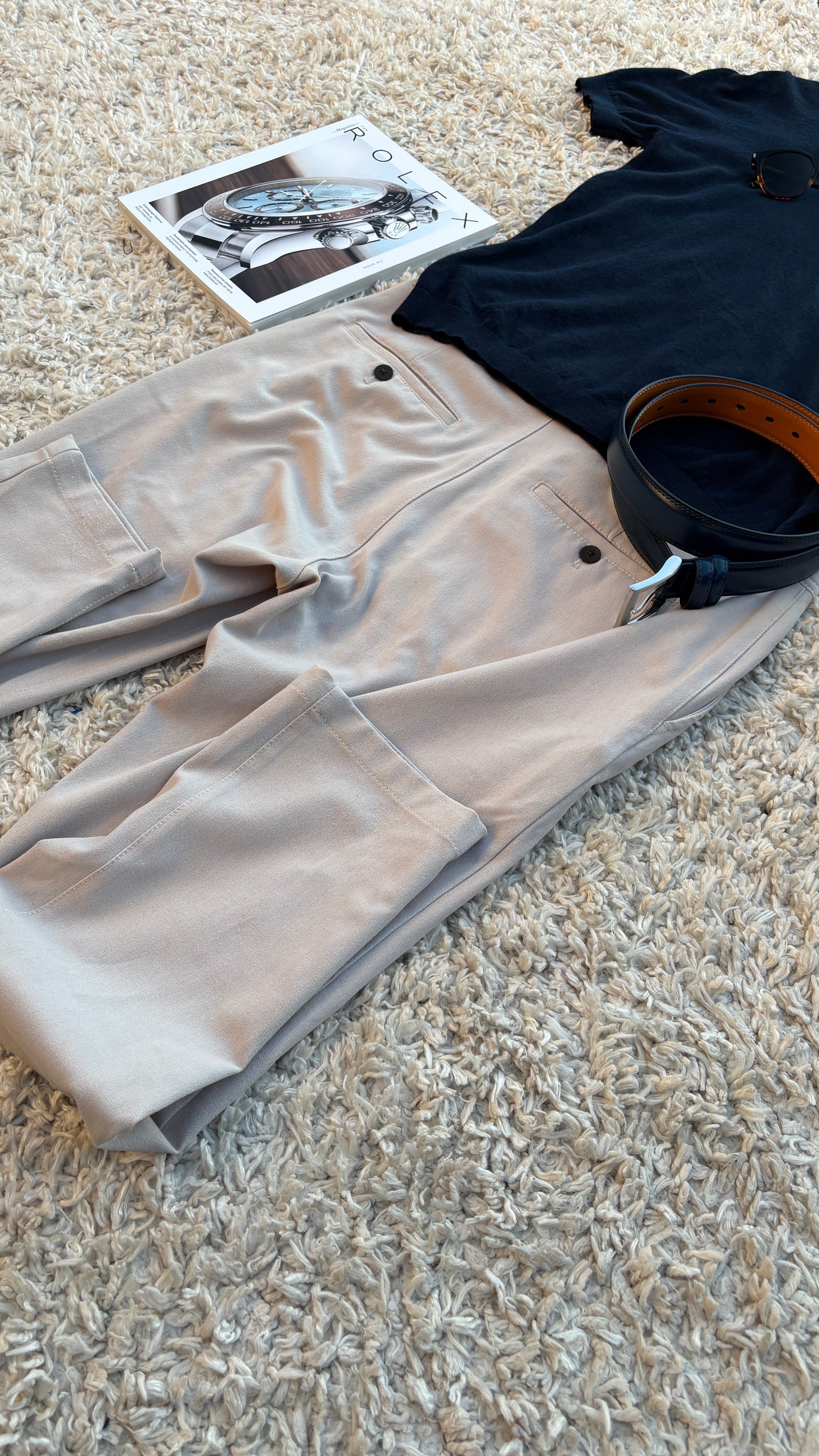 Marinblå pikétröja | Navy polo shirt