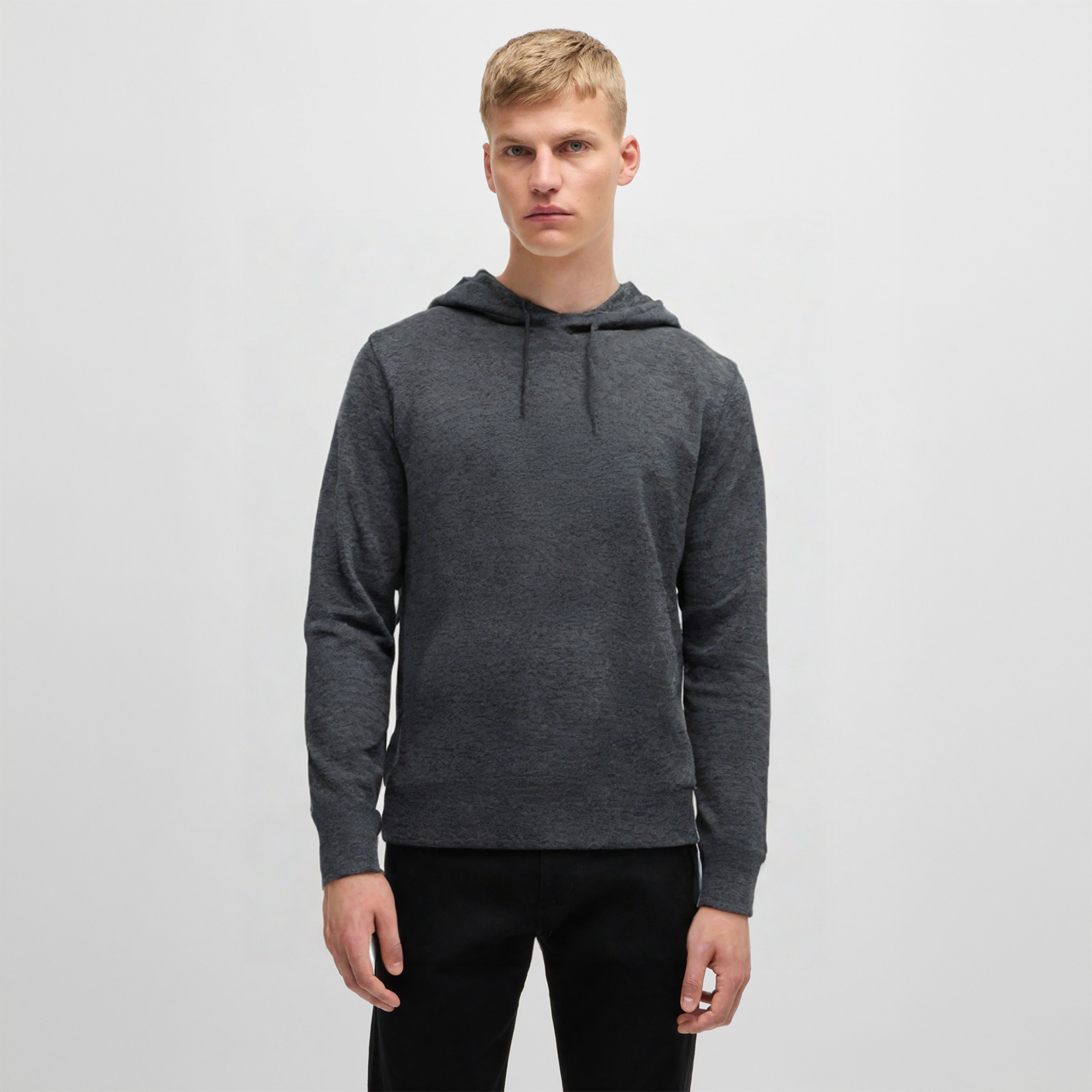 Dark Gray Cashmere Hoodie