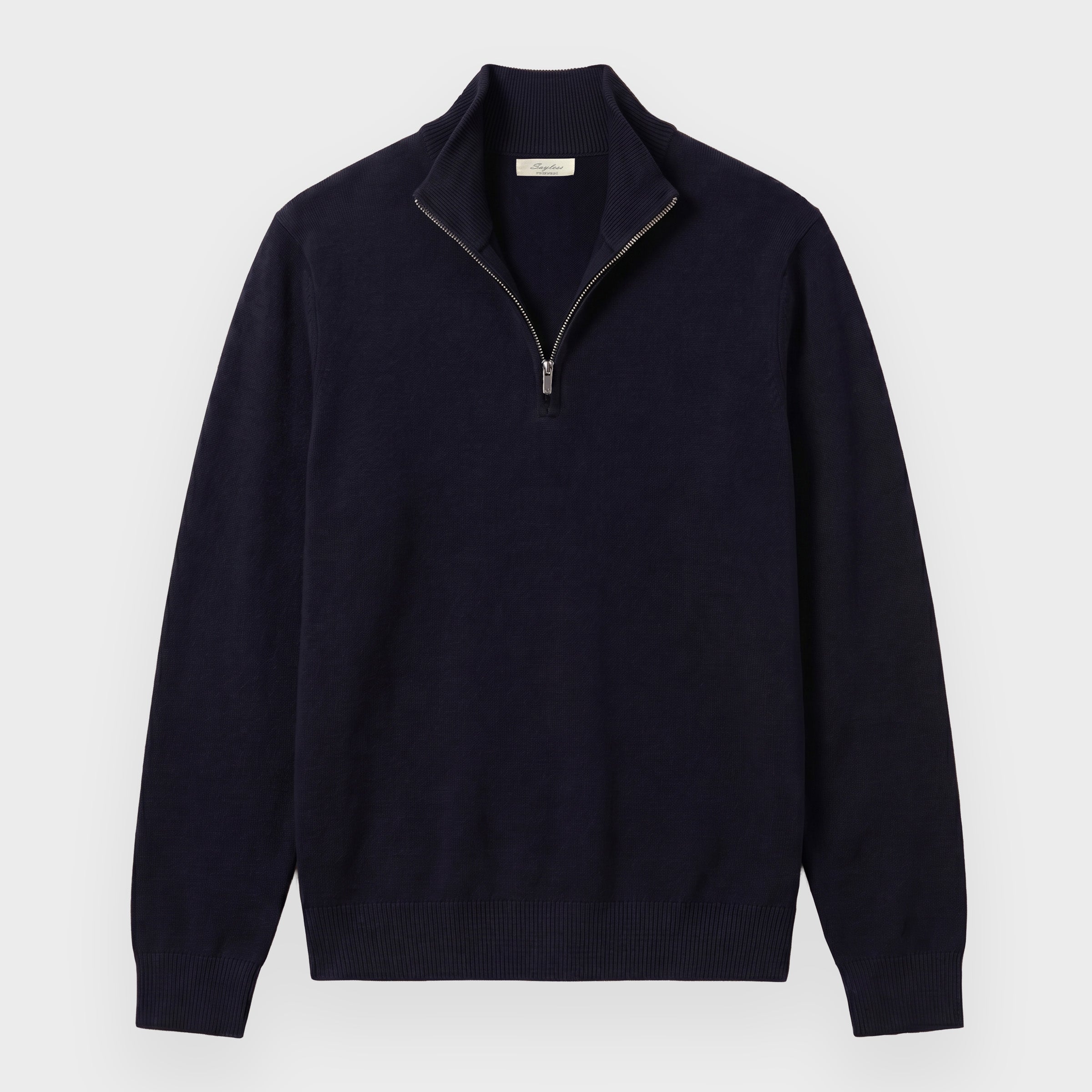 Augusto Quarter Zip - Navy