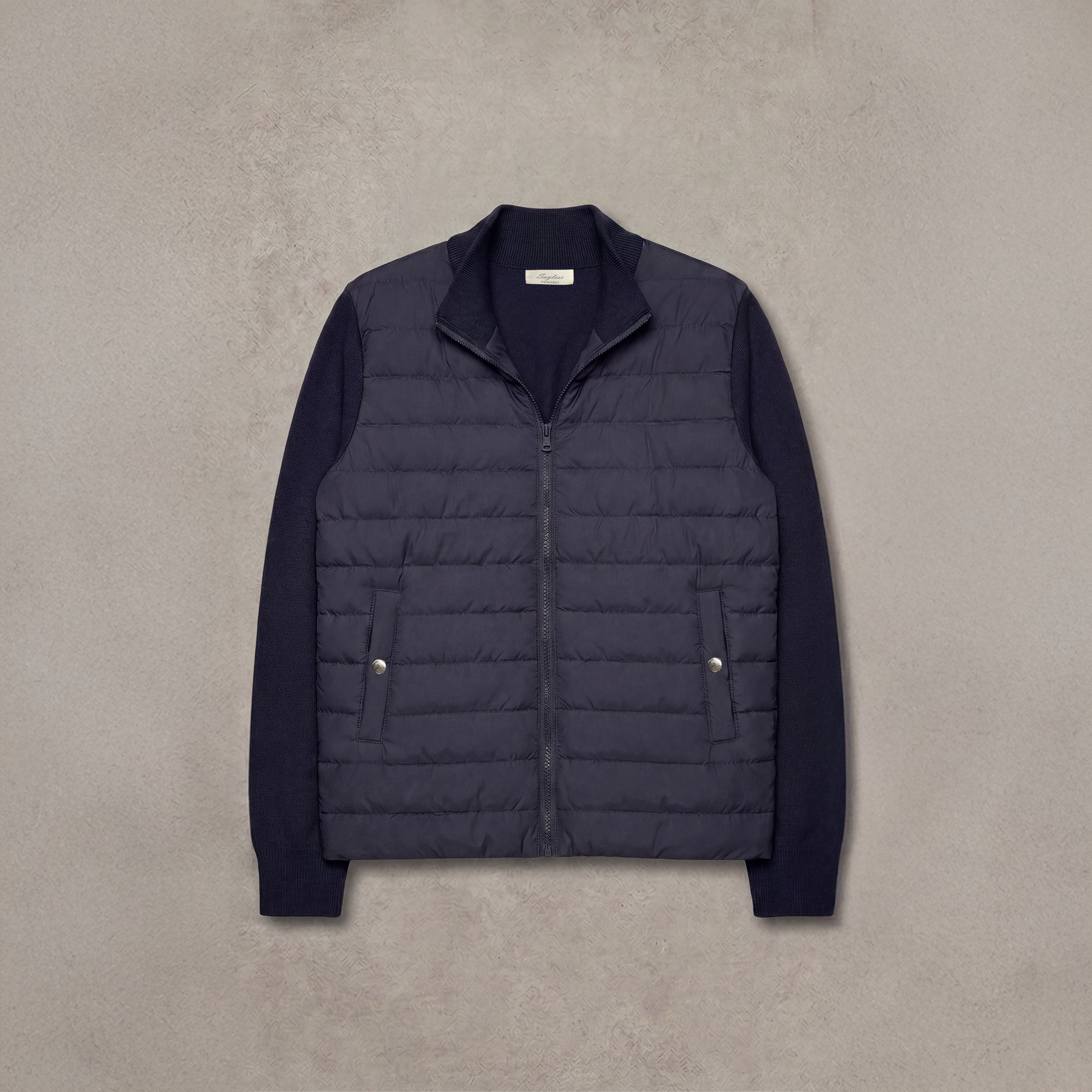 *Summer Edition* Merino Cardigan Zip Jacket Navy