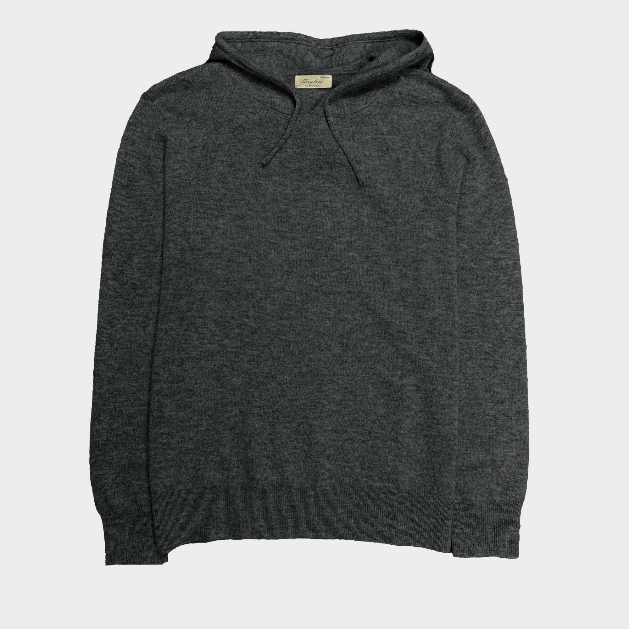 Mörkgrå Kashmir Hoodie