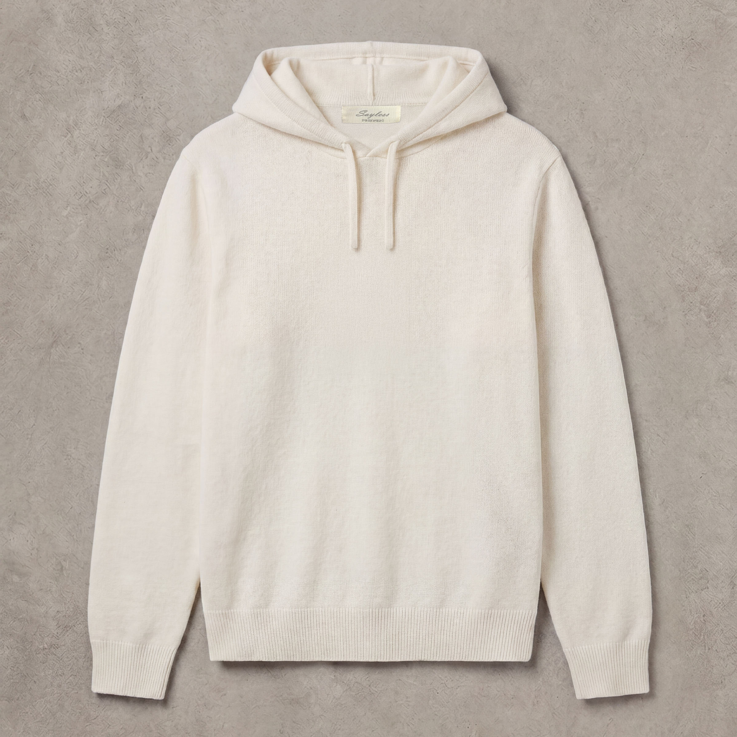 Stockholmsvit Kashmir Hoodie