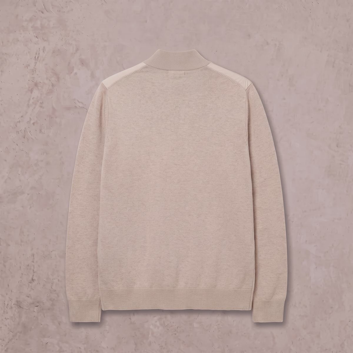 Merino Cardigan Zip Jacket Khaki