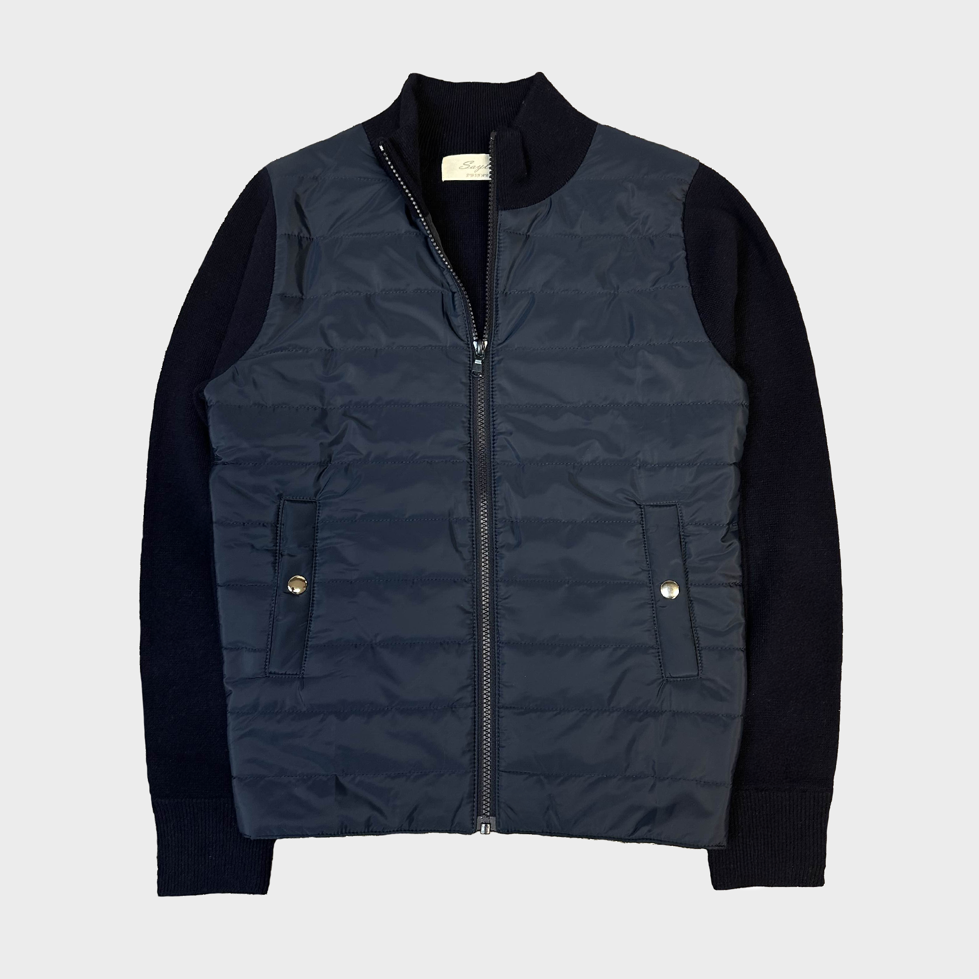 Sayless Wool Cardigan för herr – stilren och komfortabel vårjacka i ull